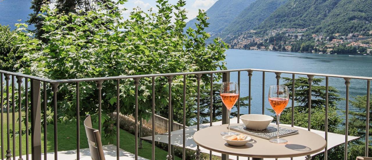 Villa Làrio Lake Como Pognana Lario Esterno foto