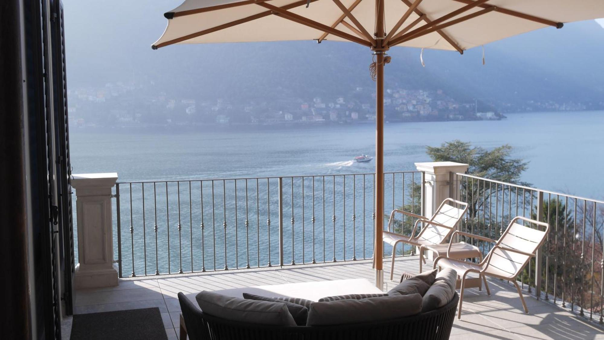 Villa Làrio Lake Como Pognana Lario Esterno foto
